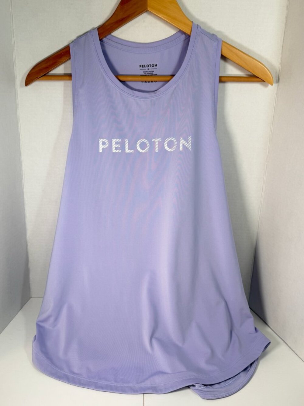 Peloton Distance Lavender Workout Racerback Tank Top in Medium